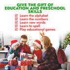 Just Smarty Interactive Alphabet Wall Chart | Talking ABCs & 123s Music Poster with Interactive Light | Toddler Alphabet Learning | Best Educational Gift for Boys & Girls Ages 2 3 4 5 | Letter Sounds