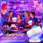 LED Aurora Galaxy Projector Sensory Light Sound Machine Bluetooth Speaker