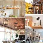 12-Pack Dimmable E12 LED Candelabra Bulbs 60W Equivalent, 3000K Soft Warm White, 600 Lumens B11 Candle Base 6W C35 LED Filament Vintage Light Bulbs, Clear Glass for Chandelier Ceiling Fan High CRI 90+