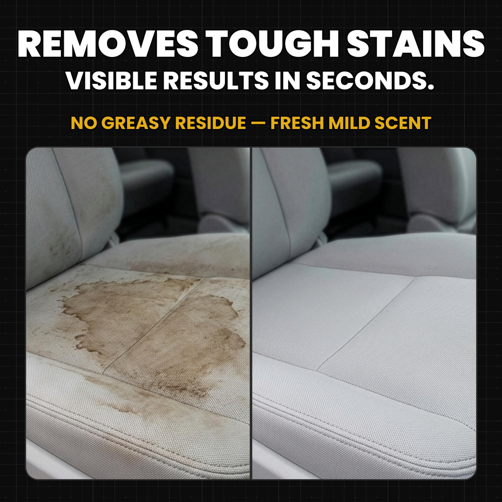 CAR GUYS Super Cleaner | Interior Car Cleaner for Tough Stains | Stain Remover for Car Seats, Carpet, Upholstery, & Leather | 18 Oz Kit with Microfiber Towel