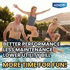 ADIOS! Pool Filter Cleaner, Deep Cleaning Soak Solution for Cartridge, Sand and DE Filters – Degreases and Restores Media (32oz)