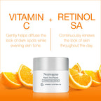 Neutrogena Rapid Tone Repair Retinol + Vitamin C Face Moisturizer, Dark Spot Corrector, Anti-Aging Face Cream for Even Tone 1.7 oz + Trial Size Hydro Boost Facial Cleanser, 0.5 fl. oz