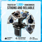 2-Port/3-Port Pool Valve Rebuild Compatible with Jandy 2-way/3-way 4717,4716,4715,1154,1157,2875,2876 Valve and Gray Includes Handle 7433,Diverter Valve 4720,Valve Cover 4606,R0547600 Screws (2 PACK)