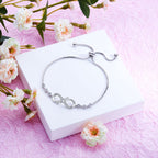 Desimtion Infinity Love Mom Bracelets for Women