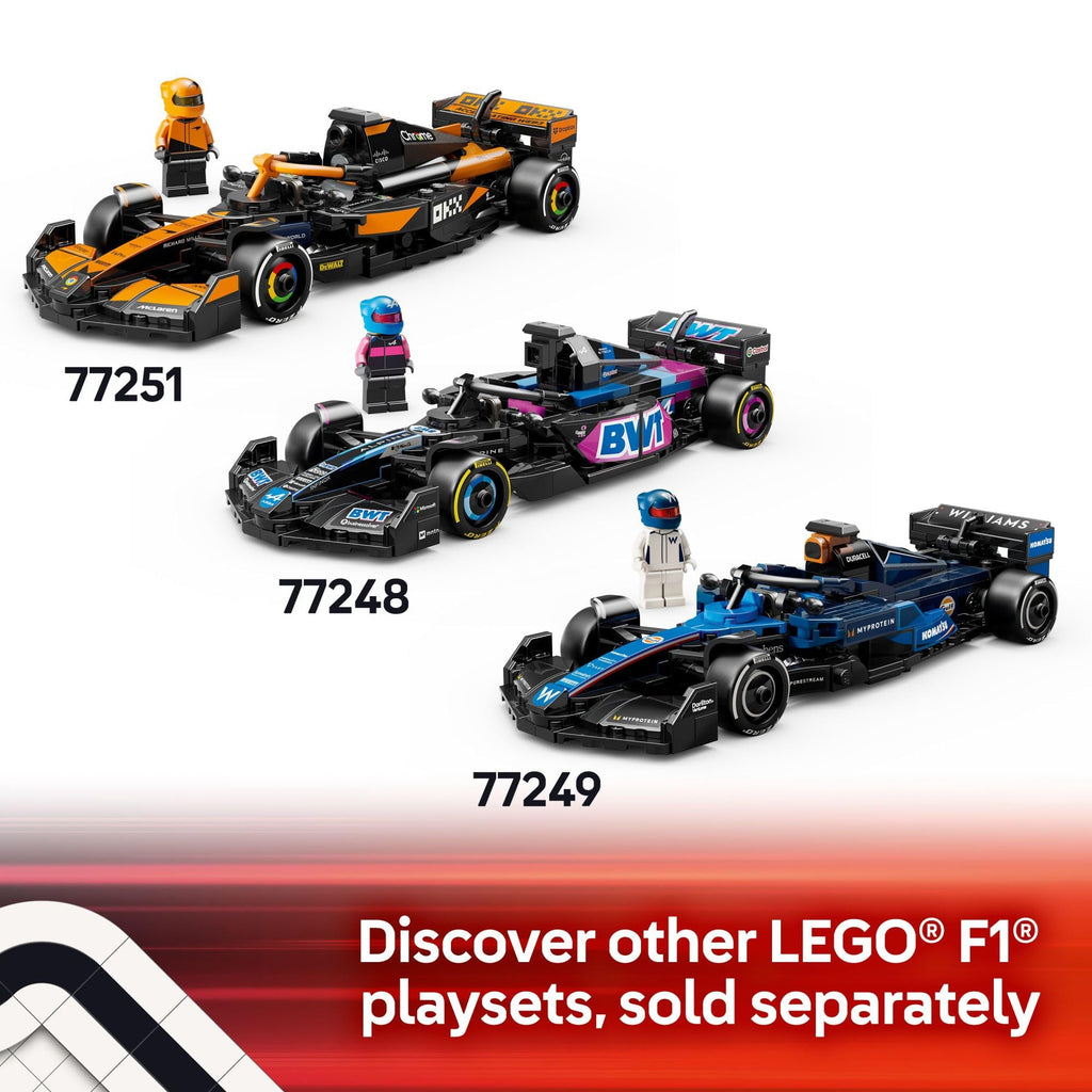 LEGO Speed Champions Mercedes-AMG F1 W15 Race Car Toy - Building Set for Kids, Boys & Girls, Ages 10+ - Toy Car for F1 Fans - Gift Idea for Birthday - 77244
