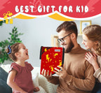 Trading Card Binder 9 Pocket,Card Binder 900 Pockets,Card Book Holder Cards with 50 Removable Sleeves,3-Ring Zip Design MTG/TCG/Sport Collectible Trading Card Albums Gifts for Boys and Girls (Red)