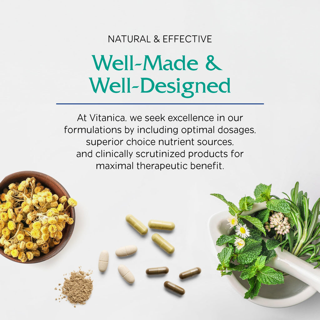 Vitanica Metabolic Manager - Herbal Supplement to Support Healthy Response - Dietary Supplement with Vitamin D - Vegan Antioxidant Supplement - Pro Logo - 120 Capsules