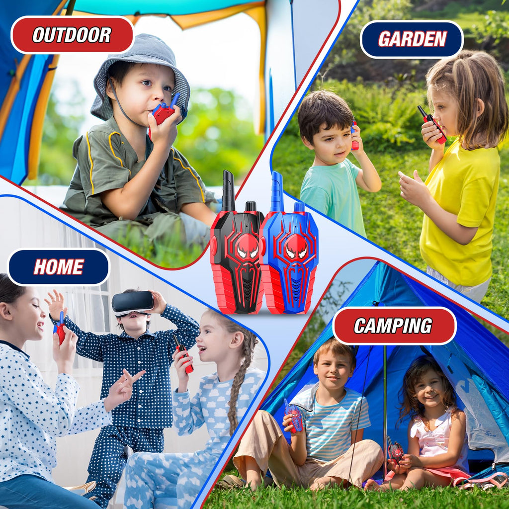 Cool Walkie Talkies for Boys Kids: Gifts Toys for 3 4 5 6 7 8 Year Old Boys Ages 5-7 Kids Walkie Talkies 2 Pack Outdoor Hiking Toy Age 3-8 Year Old Boy Girl Birthday Gifts