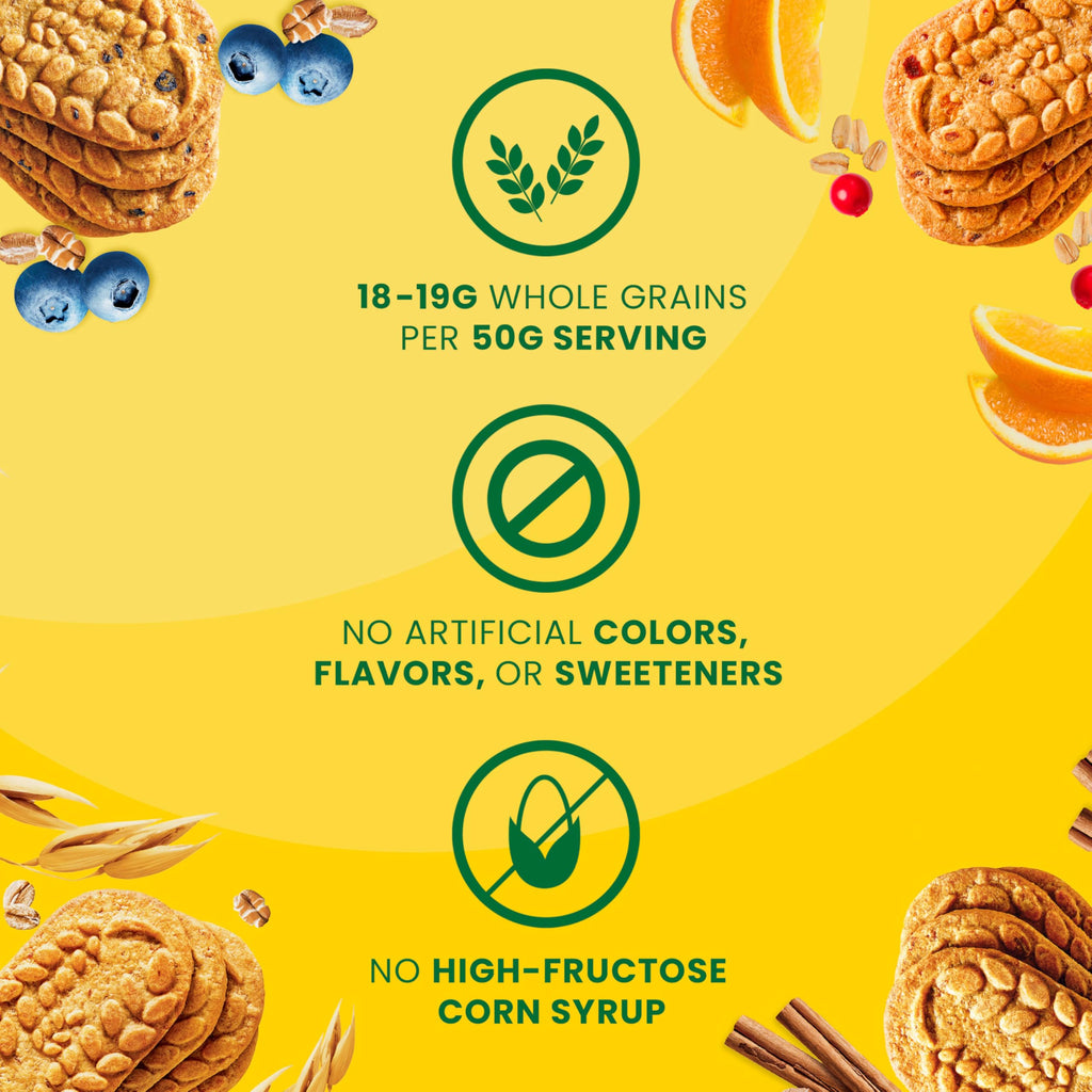 belVita Breakfast Bars Biscuits Variety Pack, 4 Flavors, 30 Packs