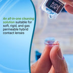 Menicon LacriPure Saline Contact Lens Solution, for Lens Rinse & Insertion, 98 Vials, 5ml