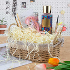 Caleihd Crinkle Cut Paper Grass Cushion Paper Streamer for Christmas Wedding Birthday Bridesmaid Engagement Craft Gift Boxes Bags Filler Decoration 4.5oz Oyster White
