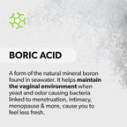 AZO® Boric Acid Vaginal Suppositories for Women, Helps Support Odor Control with Clinically Studied Boric Acid, Non-GMO, 30 Count