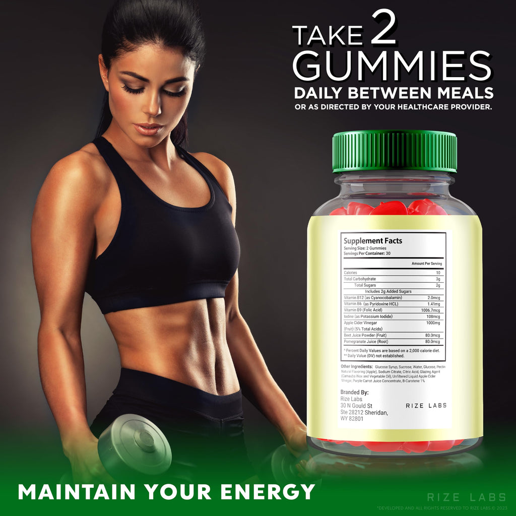 rize labs Ketovex Keto Gummies for Weight Loss, Advanced Formula Apple Gummy Gomitas Ketosis Carb Support - Pack of 5(300 Gummies)