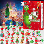 Christmas Advent Calendar 2026,Christmas Vacation Countdown Calendars,Christmas Tree Ornaments Stocking Stuffers Gifts with 24 pcs Collectible Doll Figures for Kids and Adults