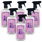 Aunt Fannie's Toy and Highchair Cleaner, Hypoallergenic, Multi-Purpose Spray Powered by Vinegar for Toys, High Chairs, Car Seats, Swings, Counters, and Other Hard Surfaces Fragrance Free, Pack of 6