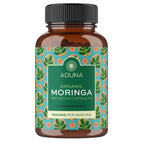 Aduna Organic Moringa Capsules 1500mg | 100% Pure Moringa Leaf for Energy, Immunity & Focus | Natural Plant-Based Food Supplement for Tiredness, Recovery & Breastfeeding | 180 Vegan Capsules