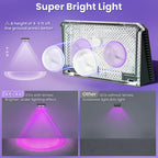 APILAB Solar Fence Lights Outdoor 8 Pack - 8 Modes (RGB Cycle/Fixed), Fence Lights Solar Powered for Outside, IP65 Waterproof, Deck Lighting for Wall, Step, Patio, Pathway, Stairs