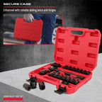 1/2" Drive Socket Wrench Set: 25-Piece SAE & Metric Impact Socket Ratchet Wrench Tool Set Socket Assortment with Storage Box for Repair Mechanic Garage