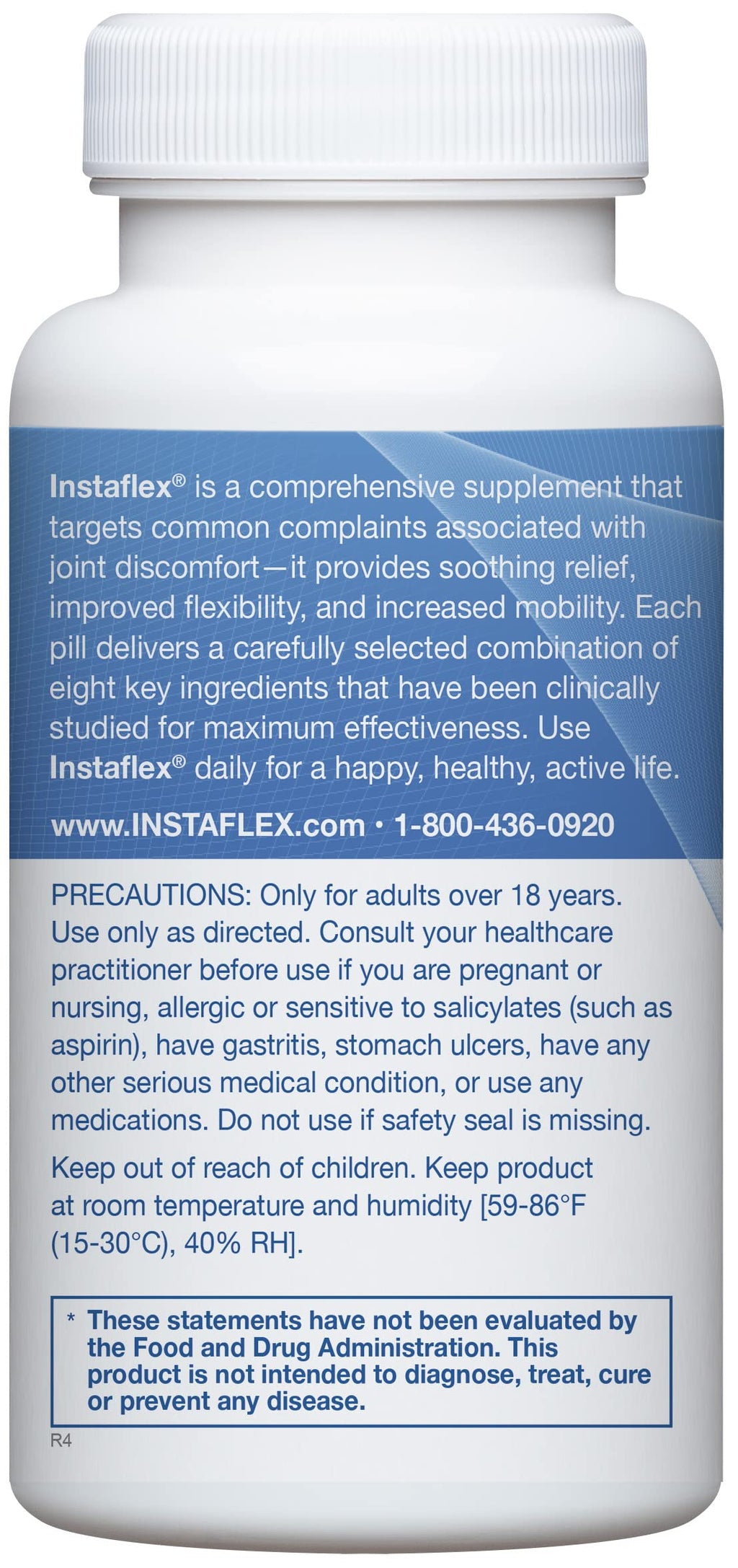 Instaflex Joint Support Supplement for Men and Women - Glucosamine, MSM, White Willow, Turmeric, Ginger, Cayenne, Hyaluronic Acid - 42 Capsules