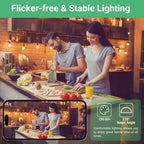 TJOY A19 LED Light Bulbs 60 Watt Equivalent, Warm Soft White 2700K Lightbulbs, E26 Standard Base LED Bulbs, 9W Energy Saving for Home, 800 Lumens, 85+ CRI, 120V, Non-Dimmable, UL, 6 Pack