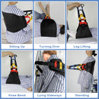 Transfer Sling, Transfer Belt for Elderly, Gait Belts for Seniors, Heavy Duty Patient Lift Belt, Mobility Standing and Lifting Aid for Disabled, Elderly, Injured- Safely Move from Bed and Wheelchair