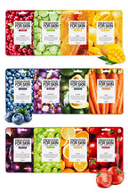 FARMSKIN Facial Sheet Mask - Hydrating, Moisturizing, Clarifying, Soothing Face Masks for Oily, Dry & Sagging Skin - Breathable & Fast-Absorbing - Vegan & Cruelty-Free Korean Skin Care (12 Packs)