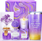 BodyRefresh Christmas Birthday Gifts for Women, Gift Basket for Her, Self Care Spa Gift Set, Thinking of You & Get Well Soon Care Package, Gift for Mom Wife Sister Grandma