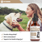 Turkey Tail Mushroom for Dogs | Helps to Boost The Immune System, is a Healthy Prebiotic, & Much More | Turkey Tail for Dogs | Mushrooms for Dogs | Dog Mushroom Supplements | 1 fl oz