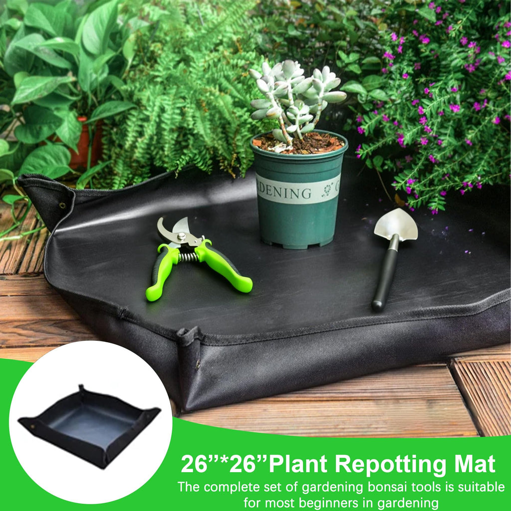YBRUZRUB 20-Piece Bonsai Tool Kit, Gardening Tools Set with Pruning Shears