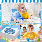 75 Pcs Adhesive Eye Patches for Kids Boys, 15 Cute Styles, 3 x 2 Inch Latex Free Breathable Cotton Adhesive Eye Patch for Amblyopia Lazy Eye, Light Blocking Disposable Eye Pad for Toddler Boys