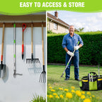 WORKPRO Weed Puller Tool with Long Adjustable Handle (33", 46")