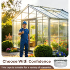 XISOCO 1.49 Inch × 82 FT Greenhouse Sealing Tape