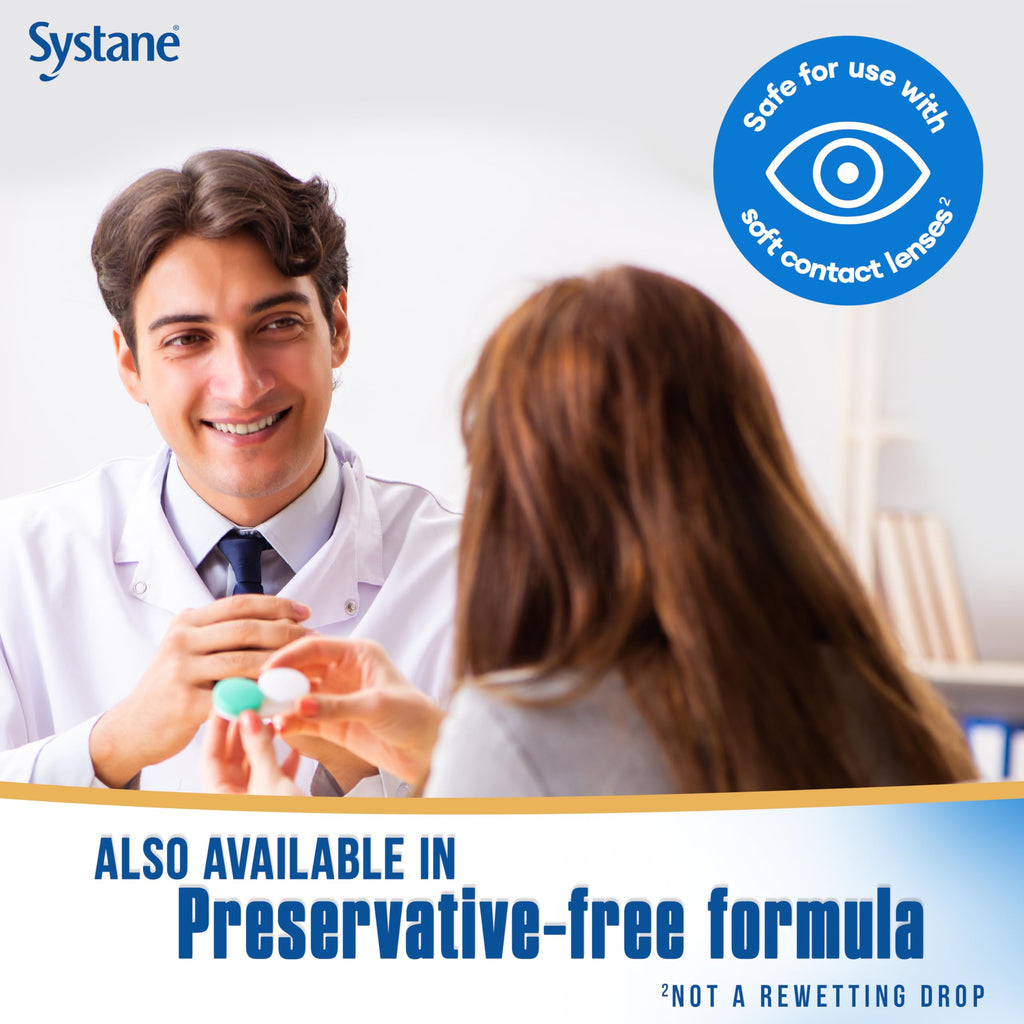 Systane Complete Lubricant Eye Drops, 0.34 Fl Oz, Twin Pack (Pack of 2)