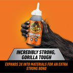 Gorilla Original Glue, Waterproof Polyurethane, Brown, 8 oz
