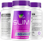 (3 Pack) Slim Metrix Pills - Official Slim Metrix Advanced Formula with All Natural Ingredients, SlimMetrix Advanced Capsules for Wellness & Overall Health Support, 180 Capsules for 3 Months