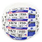 SOUTHWIRE Company #28827455 250' 14/2 W/G NM Indoor Cable, for Dry Location, Compatible with Standard Electrical Devices