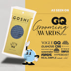 GOSHI Exfoliating Shower Towel - Long Body Scrubber, Grey