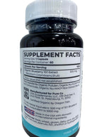 USDA Organic Blueberry Extract Capsules - High Potency Organic Blueberry 500mg 10:1 Extract Per 1 Capsule Serving - Blueberry Supplement for Brain & Immune Support - Vegan Non-GMO (2 Month Supply)