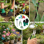 62-Piece Heavy-Duty Garden Tool Set, Complete Garden Tool Kit with Stainless Steel Shovel, Repotting Mat, Pruning Shear&Durable Gardening Tool Bag, Gardening Gift Set—Ideal Gift for Women/Men/Beginner