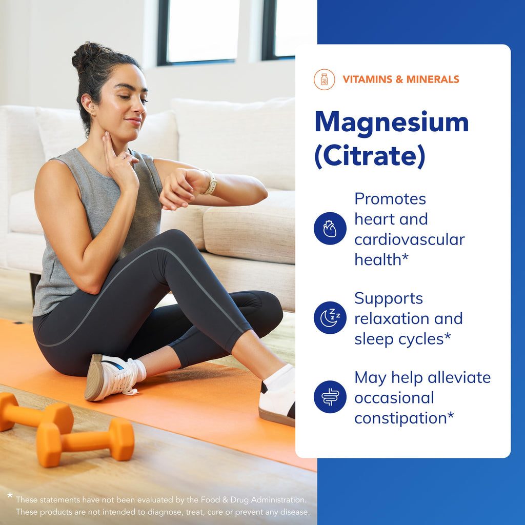 Pure Encapsulations Magnesium (Citrate) - Supplement for Sleep, Heart Health, Cognitive Health, Bone Health, Energy, Muscles, and Metabolism* - with Premium Magnesium - 90 Capsules