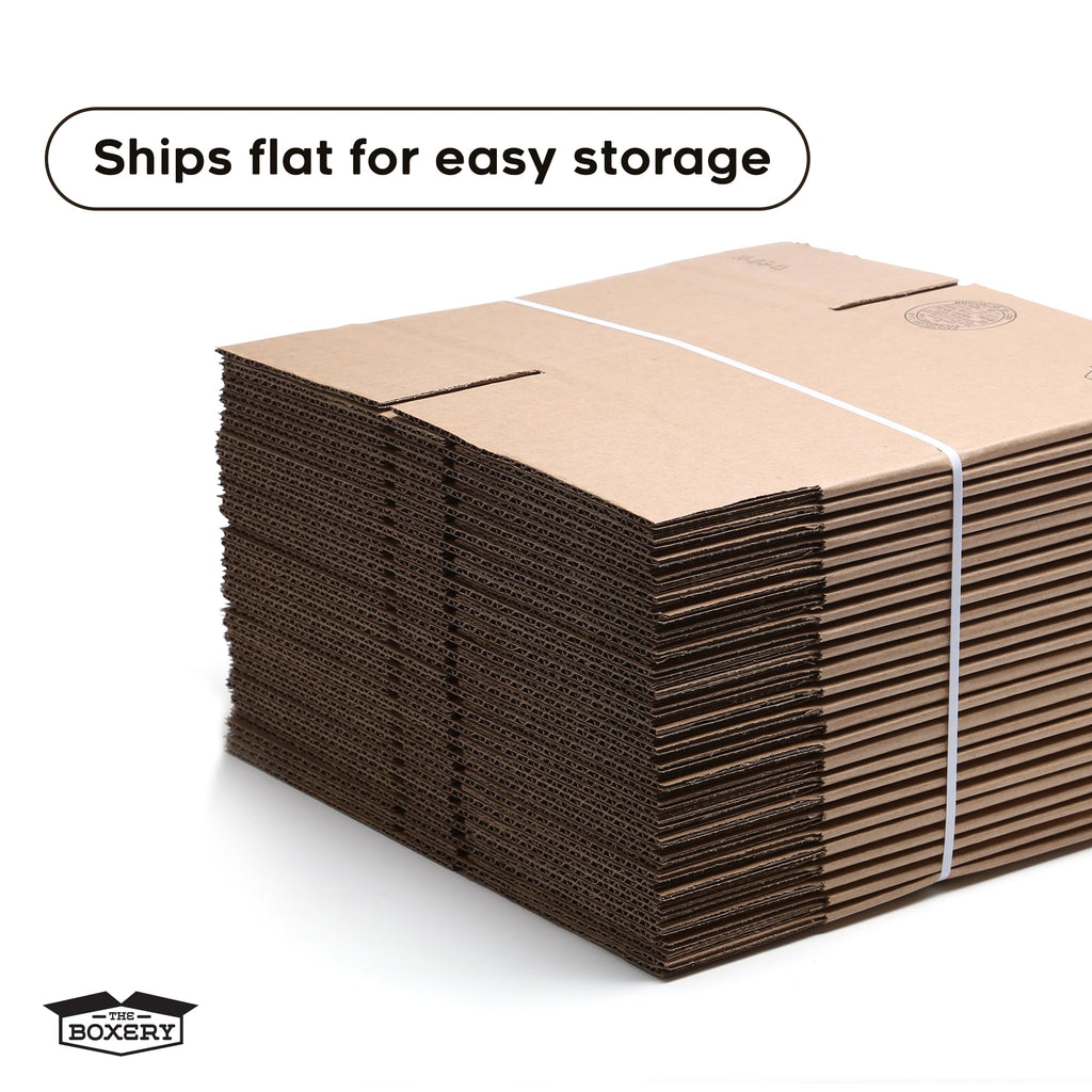 The Boxery Cube 11 x 11 x 11 inch Medium Corrugated Cardboard Boxes 25 Pack
