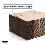 The Boxery Cube 11 x 11 x 11 inch Medium Corrugated Cardboard Boxes 25 Pack