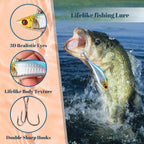 Fishing Advent Calendar 2026 for Men - Fishing Lures Kit with Tackle Box Advent Calendar for Fisher Teen Boys - 2026 Xmas Holiday Surprise Gift for 24 Days Christmas Countdown