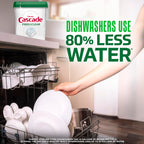 Cascade Free & Clear Dishwasher Pods, Dishwasher Detergent, Dish Detergent Soap, Unscented, 47ct
