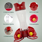 Perky-Pet Glass Hummingbird Feeders for Outdoors, 8 oz Nectar Capacity