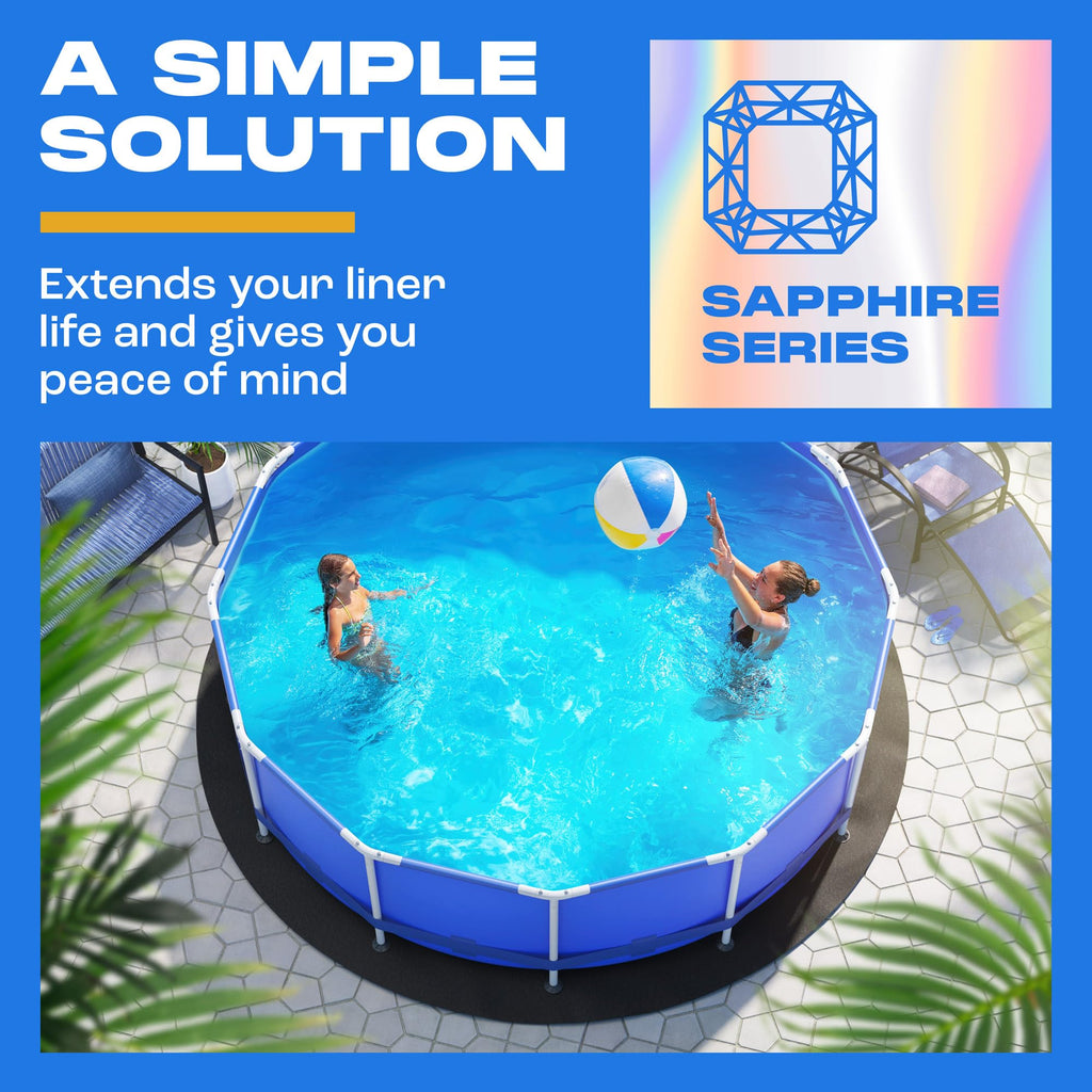 Yankee Pool Liner Pad, 24 Ft Round Puncture Proof Pool Mat, Above Ground Pool Liner Protector Against Tearing, Grass, Under Pool Pad to Prolong Swimming Pool Liner Life