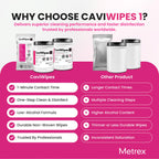 Metrex CaviWipes1 Disinfecting Wipes, 6x6.75 in, 160 Ct