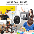 GEEETECH PLA Filament 1.75 mm Silk Gold, 3D Printer Filament 1.75 PLA 1 kg Spool