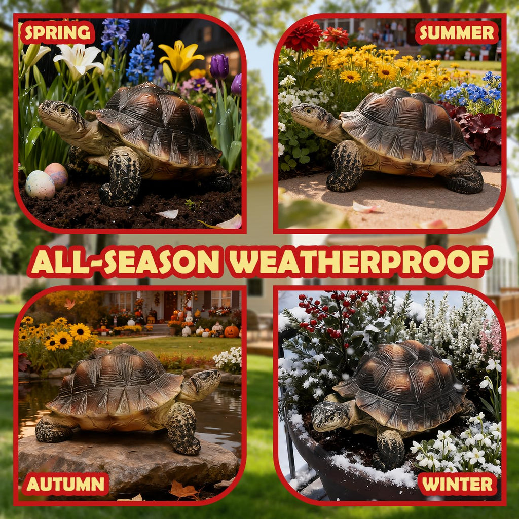 Sunthus Turtle Garden Outdoor Decor Resin Tortoise Statue