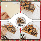 Yousoontic Interchangeable Welcome Sign,Classic Color,Welcome